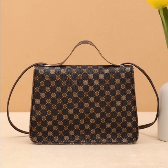 ⚠️Clearance Brown Patterned Crossbody Bag - Picture 4 of 6